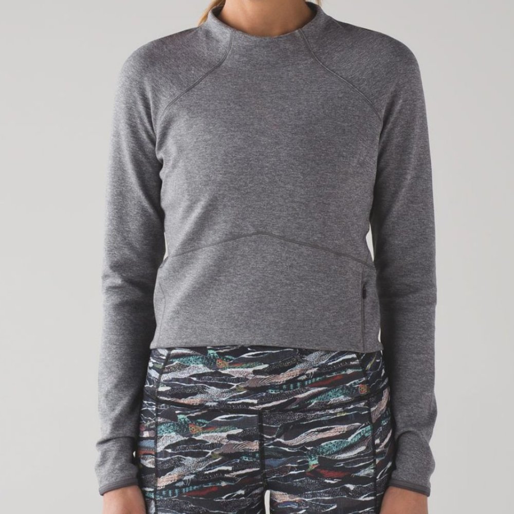 Lululemon Hill And Valley Mock Neck